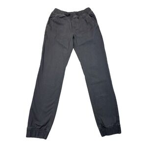 Calvin Klein Cargo Joggers 16 Gray Relaxed Fit Stretch Cotton Drawstring Pants